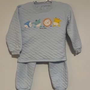 Light blue thermal underwear